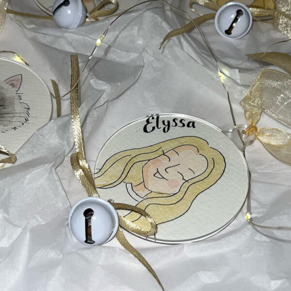 Illustrated Christmas Baubles - Elyssa