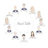 Illustrated Table Seating Plan